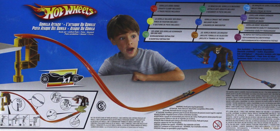 HOT WHEELS Tory Zjazdowe Asort R6507