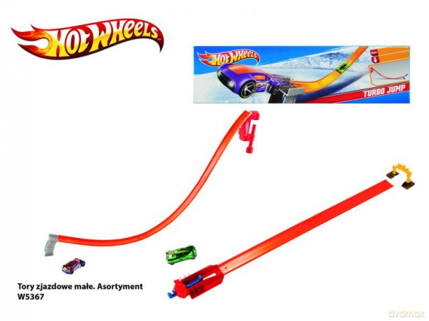 HOT WHEELS Tory zjazdowe małe - asortyment W5367 [ZABAWKA]