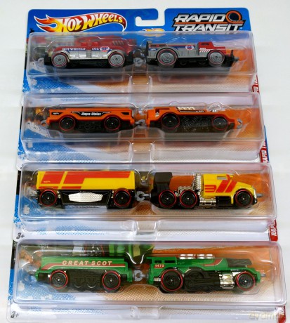 HOT WHEELS Ciągnik z naczepą asort. V0137 [ZABAWKA]