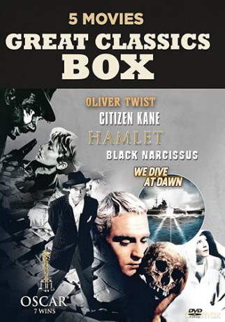 Classic Box (Black Narcissus, Citizen Kane, Hamlet, Oliwer Twist, We dive at daw