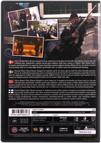 Code Of Honor (Kodeks sprawiedliwego) [DVD]