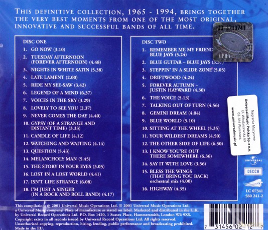 Moody Blues: Definitive Collection [2CD]