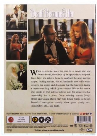 Death Becomes Her (Ze śmiercią jej do twarzy) [DVD]