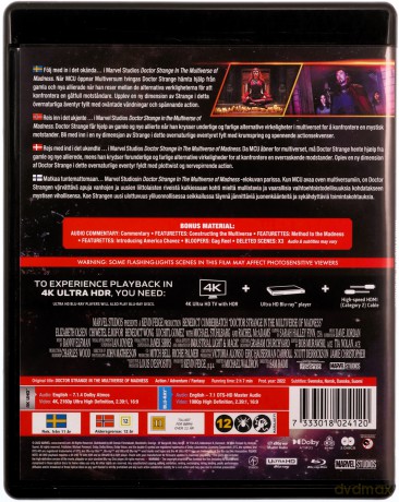 Doctor Strange in the Multiverse of Madness (Doktor Strange w multiwersum obłędu) [Blu-Ray 4K]+[Blu-Ray]