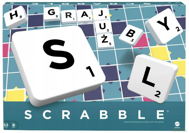 SCRABBLE Gra Scrabble Original Y9616 [GRA PLANSZOWA]