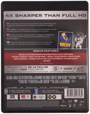 Dracula (Książę Dracula) [Blu-Ray 4K]+[Blu-Ray]