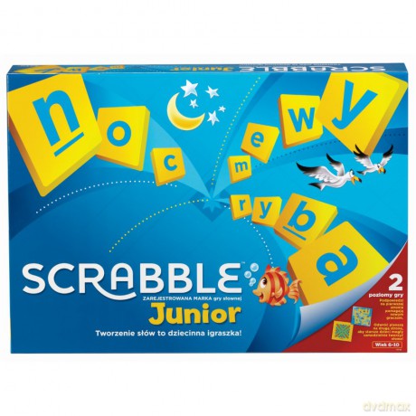 SCRABBLE Gra Scrabble Junior Y9735 [GRA PLANSZOWA]