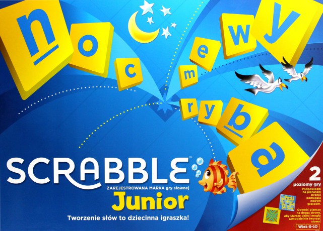 SCRABBLE Gra Scrabble Junior Y9735 [GRA PLANSZOWA]