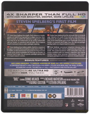 Duel (Pojedynek na szosie) [Blu-Ray 4K]