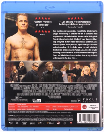 Eastern Promises (Wschodnie obietnice) [Blu-Ray]
