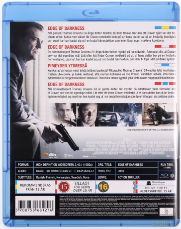 Edge of Darkness (Furia) [Blu-Ray]