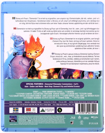 Elemental (Między nami żywiołami) (Disney) [Blu-Ray]