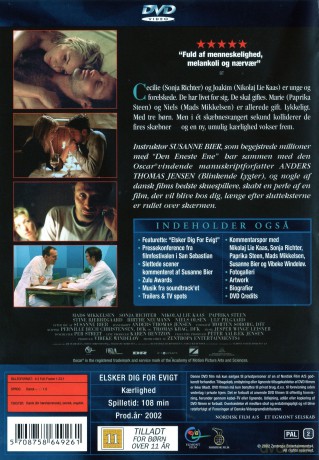 ELSKER DIG FOR EVIGT-DVD /Movies /DVD