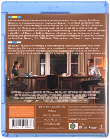 On the Basis of Sex (Ze względu na płeć) [Blu-Ray]