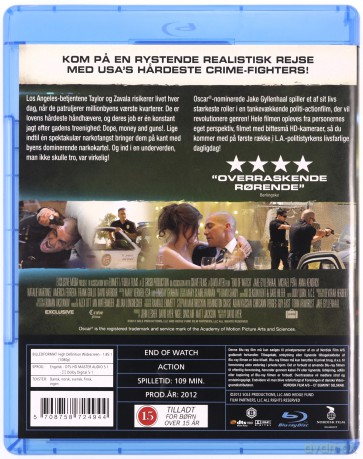 End of Watch (Bogowie ulicy) [Blu-Ray]