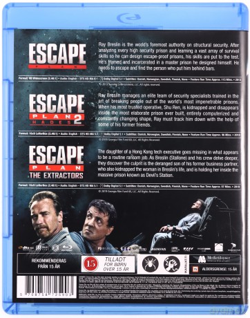 Escape Plan 1-3 (Plan ucieczki) [3xBlu-Ray]