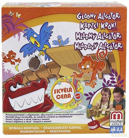 MATTEL Gra Głodny Aligator X8733 [ZABAWKA]