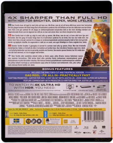 Fast and Furious 9 (Szybcy i wściekli 9) [Blu-Ray 4K]+[Blu-Ray]