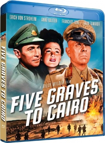 Five Graves to Cairo (Pięć grobów na drodze do Kairu) [Blu-Ray]