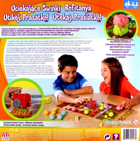 MATTEL Gra Uciekające świnki Y2552 [ZABAWKA]