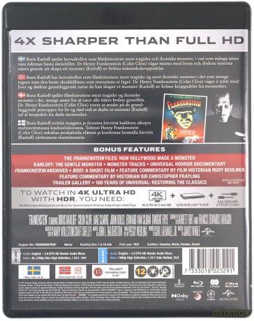 Frankenstein [Blu-Ray 4K]+[Blu-Ray]