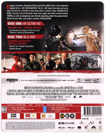 G.I. Joe: Retaliation (G.I. Joe: Odwet) [Blu-Ray 4K]+[Blu-Ray]