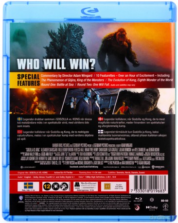 Godzilla vs. Kong [Blu-Ray]