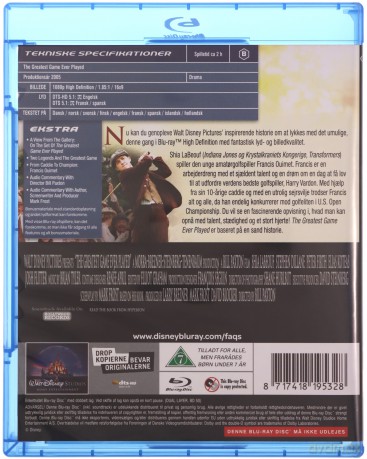 The Greatest Game Ever Played (Najwspanialsza gra w dziejach) [Blu-Ray]