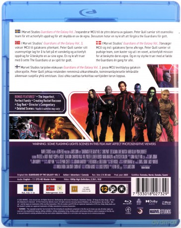 Guardians of the Galaxy Vol. 3 (Strażnicy Galaktyki vol. 3) [Blu-Ray]