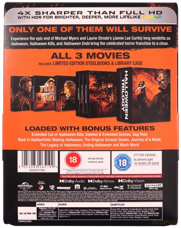 Halloween / Halloween Kills / Halloween Ends (Limited) (steelbook) [3xBlu-Ray 4K]