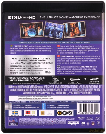 Haunted Mansion (Nawiedzony dwór) [Blu-Ray 4K]+[Blu-Ray]