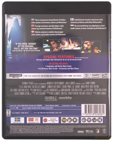 I Still Know What You Did Last Summer (Koszmar następnego lata) [Blu-Ray 4K]+[Blu-Ray]