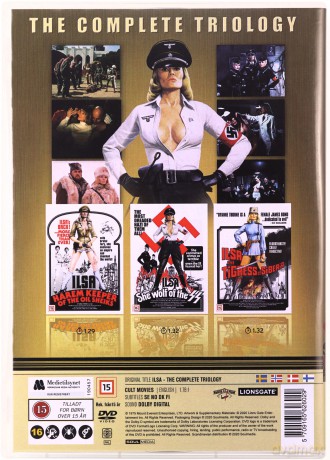 Ilsa Trilogy: Ilsa, Harem Keeper of the Oil Sheiks / Ilsa: She Wolf of the SS / Ilsa the Tigress of Siberia (Elza - strażniczka haremu / Elza - wilczyca z SS / Elza - syberyjska tygrysica) [BOX] [3DVD]