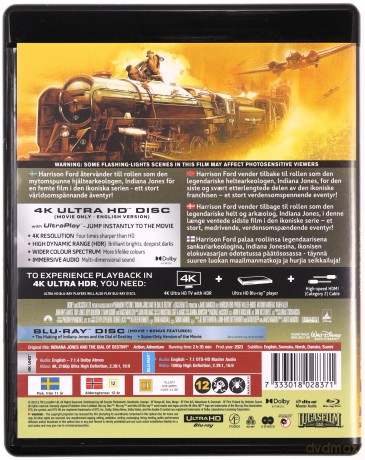 Indiana Jones and the Dial of Destiny (Indiana Jones i artefakt przeznaczenia) [Blu-Ray 4K]+[Blu-Ray]