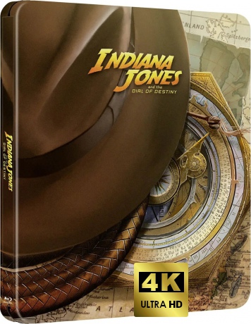 Indiana Jones and the Dial of Destiny (Indiana Jones i artefakt przeznaczenia) (steelbook) [Blu-Ray 4K]+[Blu-Ray]