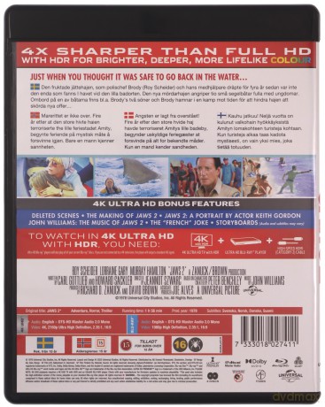 Jaws 2 (Szczęki 2) [Blu-Ray 4K]+[Blu-Ray]