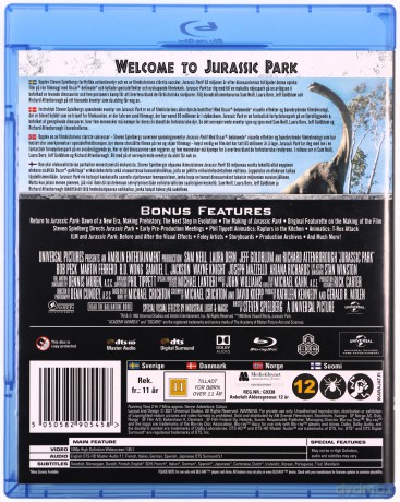 Jurassic Park (Park Jurajski) [Blu-Ray]