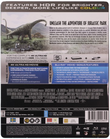 Park Jurajski 3 (steelbook) [Blu-Ray 4K]+[Blu-Ray]
