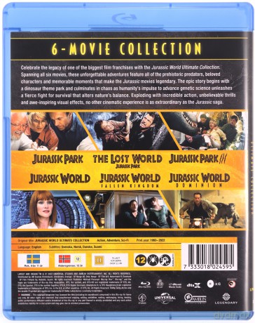 Jurassic World 6-Movie Ultimate Collection [6xBlu-Ray]
