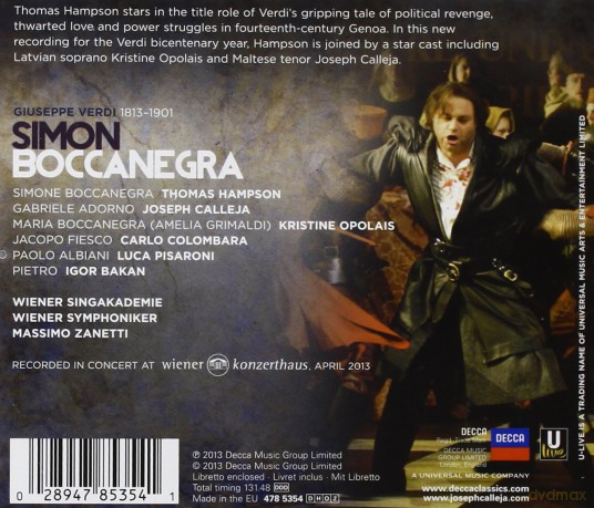 Joseph Calleja: Verdi:Simon Boccanegra [2CD]