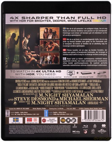 Knock at the Cabin (Pukając do drzwi) [Blu-Ray 4K]+[Blu-Ray]
