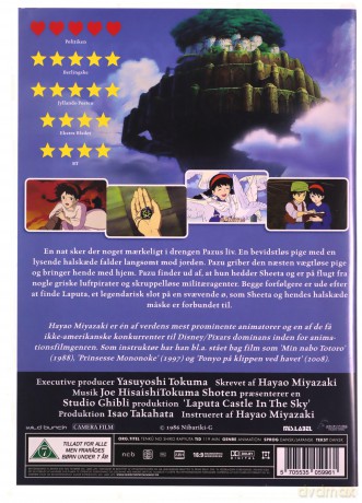 Castle in the Sky (Laputa - podniebny zamek) [DVD]