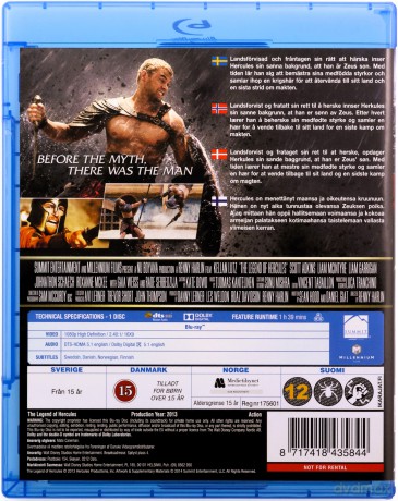 The Legend of Hercules (Legenda Herkulesa) [Blu-Ray]