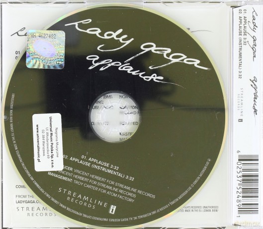 Lady Gaga: Applause (maxi-single) [CD]