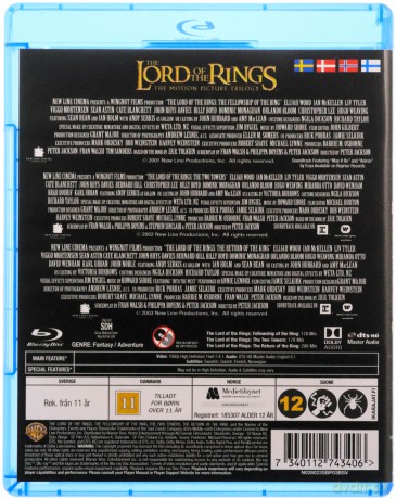 The Lord of the Rings Trilogy (Władca Pierścieni Trylogia) [3xBlu-Ray]