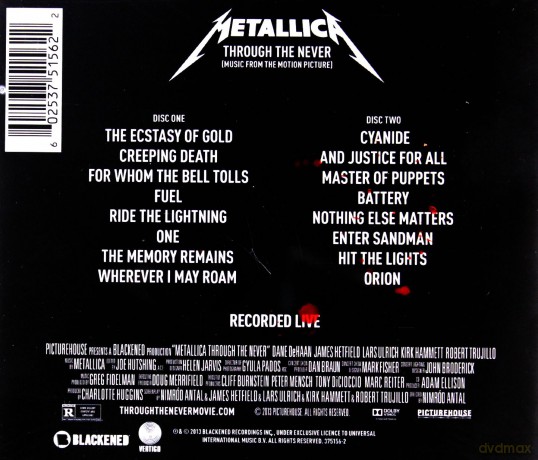 Metallica: Through The Never [2CD]