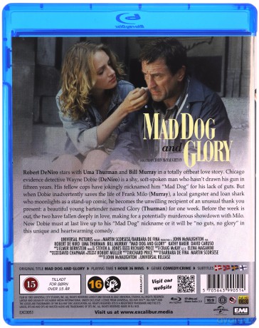 Mad Dog and Glory (Dziewczyna gangstera) [Blu-Ray]
