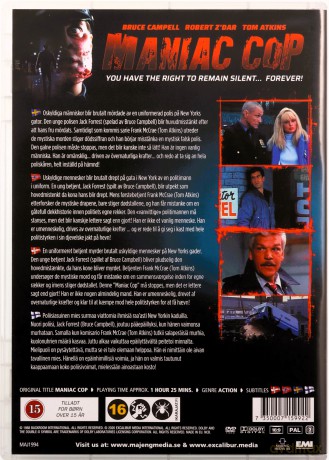 Maniac Cop (Maniakalny glina) [DVD]