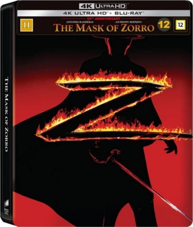 Maska Zorro (steelbook) [Blu-Ray 4K]+[Blu-Ray]