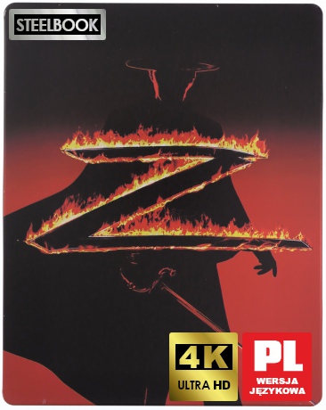 Maska Zorro (steelbook) [Blu-Ray 4K]+[Blu-Ray]